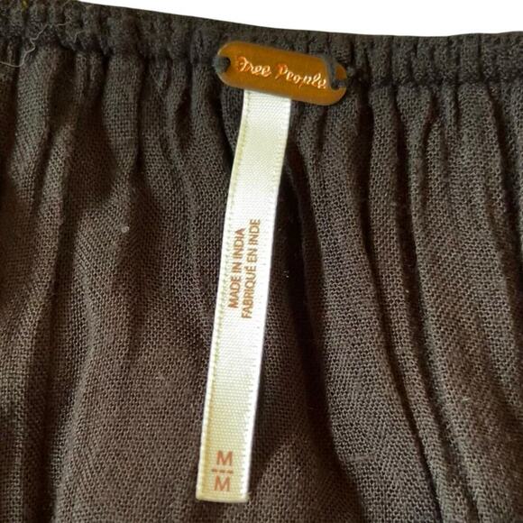 Free People Black Floral Mini Dress - Picture 5 of 10